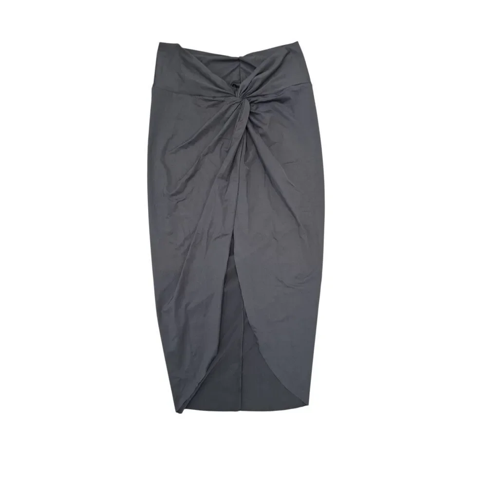 Skims Sarong Skirt Black Sz 3X